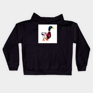 Drake duck print :) Kids Hoodie